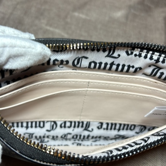 Juicy Couture Black Promenade Wristlet - Picture 7 of 11